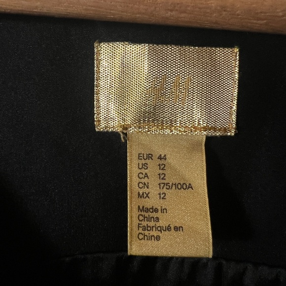 H&M Black Cocktail Dress, size 12. Worn once - Picture 2 of 3